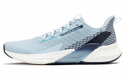 361° Anti-Slip And Wear-Resistant Breathable Low-Top Running Shoes Men's Oil Ink Blue