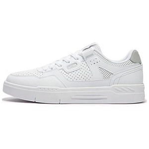361° Slip-Resistant Cushioning Low-Top Skateboard Shoes Men's White Gray 2 2987617
