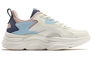 361° Casual Shoes Women's Low top Feather White/Light Peach Pink/Blue 1 2987650