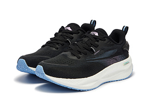 361° Speed Boost CQT Cushioning Anti-Slip And Wear-Resistant Low-Top Running Shoes Women's Black Blue 2 2987655