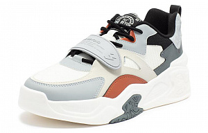 361° Anti Slip Wear Resistant Low Top Skateboard Shoes Men's White Gray Black Brown 1 2987676