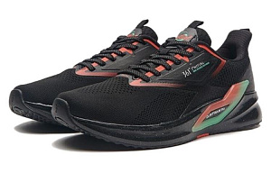 361° Low Top Running Shoes Men's Black Orange 2 2987707