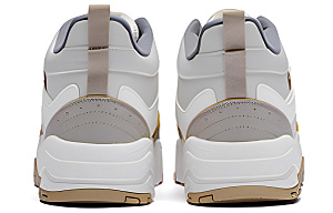 361° Slip Resistant Cushioning Mid Top Skateboard Shoes White Umber 2 2987738