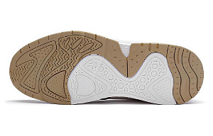 361° Slip Resistant Cushioning Mid Top Skateboard Shoes White Umber 3 2987739
