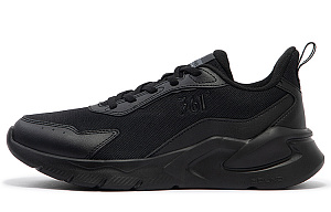 361° Blade Cushioning, Slip Resistant, And Abrasion Resistant Low Top Running Shoes Women's Obsidian Black