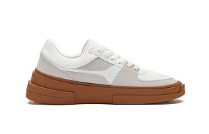 361° AG Chao Ge Wear-Resistant Low-Top Skateboard Shoes Men's White Gray 1 2987911