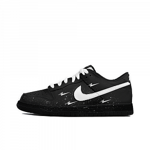 Nike Dunk Um, There Is Rice, Amber. Anti Slip Wear Resistant Low Top Skateboard Shoes Women's Black White