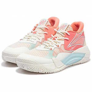 361° Thorn Shock Absorbers Abrasion Resistant Slip Resistant Low Top Basketball Shoes Men's White Pink 1 2987939