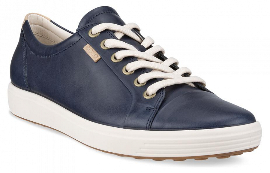 Ecco Soft 7 Low Top Skateboard Shoes Women's Dark Blue