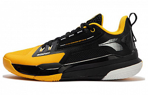 361° Burning Fight 3 M2 BE WATER Cushioned Slip-Resistant Low-Top Basketball Shoes Men's Black Yellow