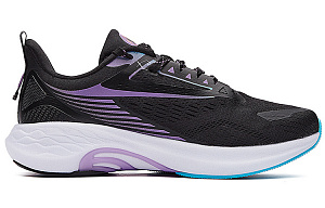 361° Flying Wing 2 Breathable And Wear-resistant Low-Top Running Shoes Women's Black Purple 1 2988119