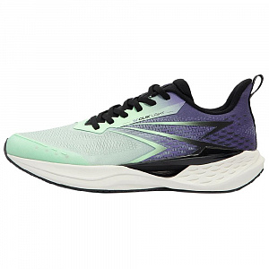 361° Cushioning Abrasion Resistant Lightweight Breathable Slip Resistant Low Top Running Shoes Men's Green Purple