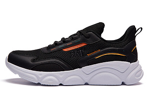 361° Low-Top Running Shoes Men's Black Orange