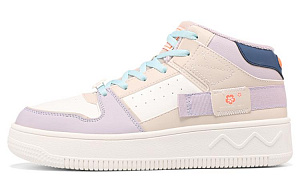 361° Coverage Warm Slip-Resistant High-Top Skateboard Shoes Women's Oat Milk