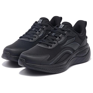 361° Anti-Slip Wear-Resistant Low-Top Casual Running Shoes Women's Obsidian Black 1 2988483