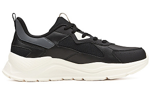 361° Cushioning, Wear Resistant Low Top Running Shoes Women's Black Gray 1 2988509