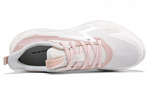 361° Shock Absorbers Rebound Low Top Running Shoes Women's White Pink 1 2988595