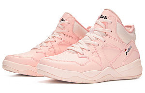361° Slip Resistant And Breathable Mid Top Sports Casual Shoes Women's Transparent Pink 1 2988599