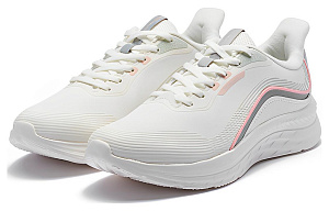 361° Cushioning, Wear Resistant Low Top Running Shoes Women's White Green 1 2988846