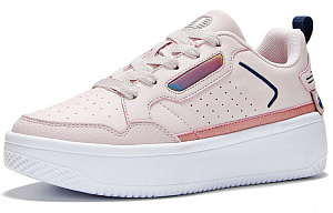 361° Anti-Slip Wear-Resistant Low-Top Skateboard Shoes Women's Pink White 1 2988910