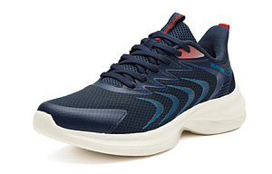 361° Rebound Cushioning Low Top Running Shoes Men's White Blue 1 2988919