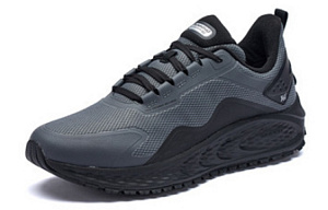 361° Anti-Slip And Wear-Resistant Breathable Low-Top Running Shoes Men's Smoke Gray Black 1 2988952