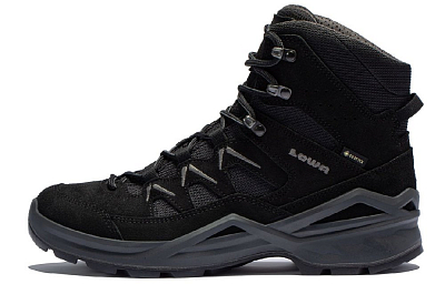 Lowa Hiking / Trekking Shoes Unisex High-Top Black