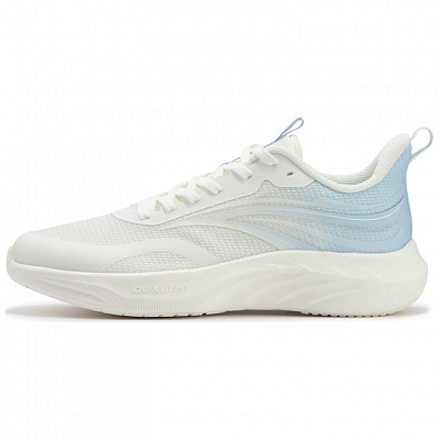 361° Wear-resistant And Lightweight Low-Top Casual Running Shoes Women's White Blue