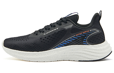 361° Popping Foam Low-Top Running Shoes Men's Black Blue