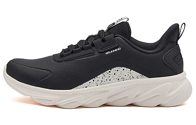 361° Cushioning Anti-Slip And Wear-Resistant Low-Top Running Shoes Men's Obsidian Black