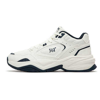 361° Sailing Series Anti-Slip And Wear-Resistant Warm Low-Top Casual Shoes Women's White Blue