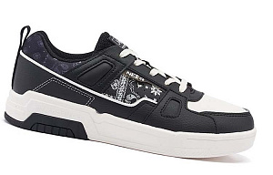 361° Slip Resistant, Abrasion Resistant, Lightweight Low Top Skateboard Shoes Women's Black White 1 2990250