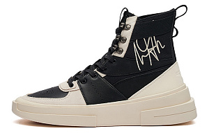 361° AG Chao Ge High Top Basketball Shoes Men's Obsidian Black