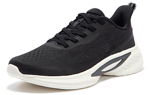 361° Blade Edge Cushioning, Slip Resistant, Abrasion Resistant, Breathable Low Top Running Shoes Women's Black Gray 1 2990333
