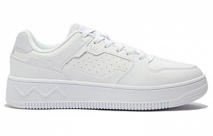 361° Cushioning, Wear Resistant Low Top Skateboard Shoes Women's White 1 2990370