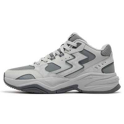 361° Sailing Series Anti-Slip And Wear-Resistant Warm Mid-Top Casual Shoes Men's Graphite Gray