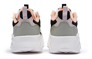 361° Lightweight, Wear resistant, And Non slip Low Top Sports Casual Shoes Women's Black White 3 2990962