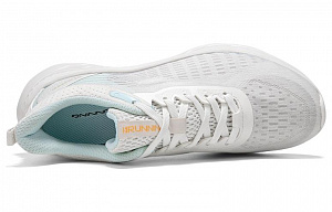 361° Anti-Slip And Wear-Resistant Breathable Low-Top Running Shoes Women's White Blue 2 2990966