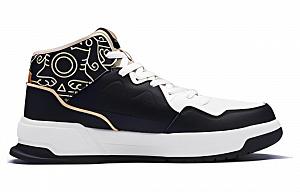 361° Thermal Slip Resistant And Abrasion Resistant Mid top Skateboard Shoes Obsidian Black 1 2990975