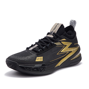 361° BIG3 5.0 Pro Basketball Shoes Men's Low top Obsidian Black/Crown Gold 1 2990979