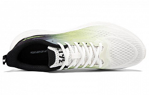 361° Breathable Lightweight Low-Top Running Shoes Men's White Green 1 2990989