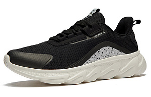 361° Low-Top Running Shoes Men's Black White 1 2991137
