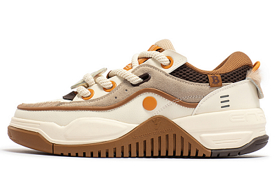 361° Bored Monkey Series Bored Monkey Anti-Slip Wear-Resistant Low-Top Skateboard Shoes Men's Sago/Javanese
