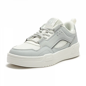 361° Crescent Moon Lightweight And Breathable Low Top Skateboard Shoes Women's White Gray 1 2991849
