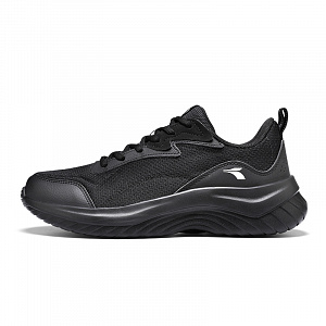 361° Abrasion Resistant Low Top Running Shoes Men's Obsidian Black