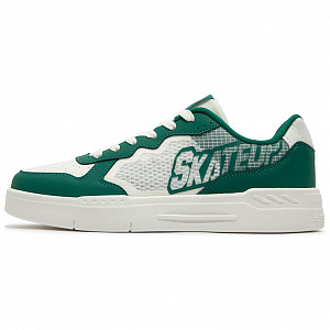 361° Abrasion Resistant Low Top Skateboard Shoes Men's Green White