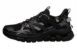 361° Durable Breathable Low-Top Casual Shoes Men's Black
