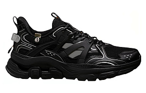 361° Durable Breathable Low-Top Casual Shoes Men's Black 1 2991969