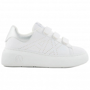 ARMANI EXCHANGEAE Low Top Skateboard Shoes Women's White 1 2991977