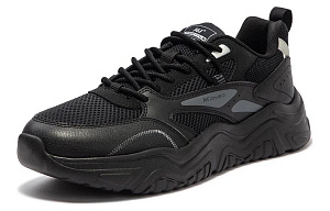 361° Cushioning Wear-Resistant Low-Top Casual Shoes Men's Black 1 2992018